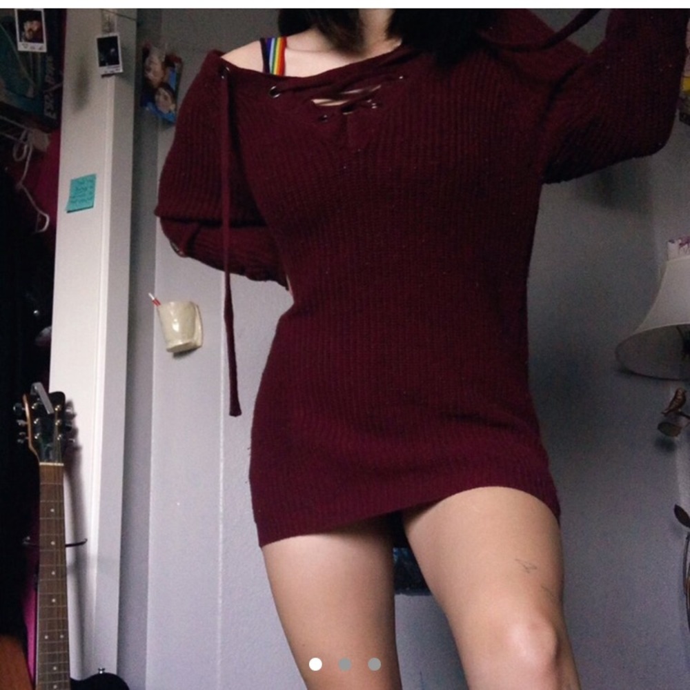 A frickin maroon sweater